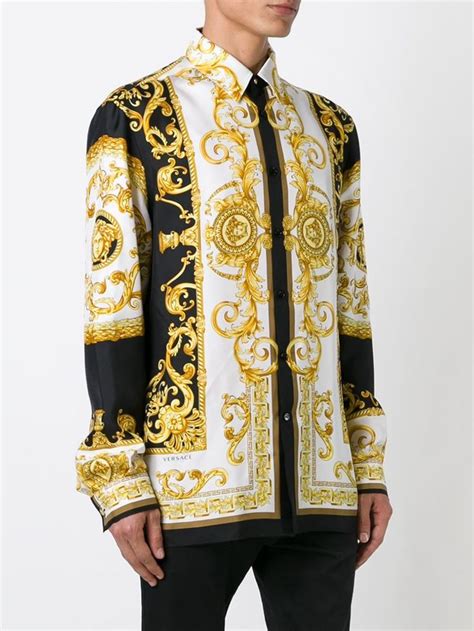 versace shirt man rep|versace fitted shirts for men.